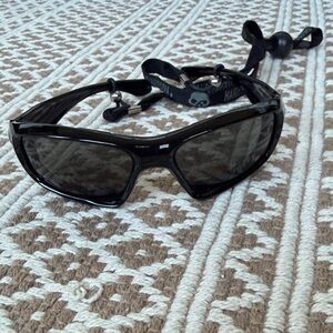 Harley-Davidson Black Sunglasses with Strap